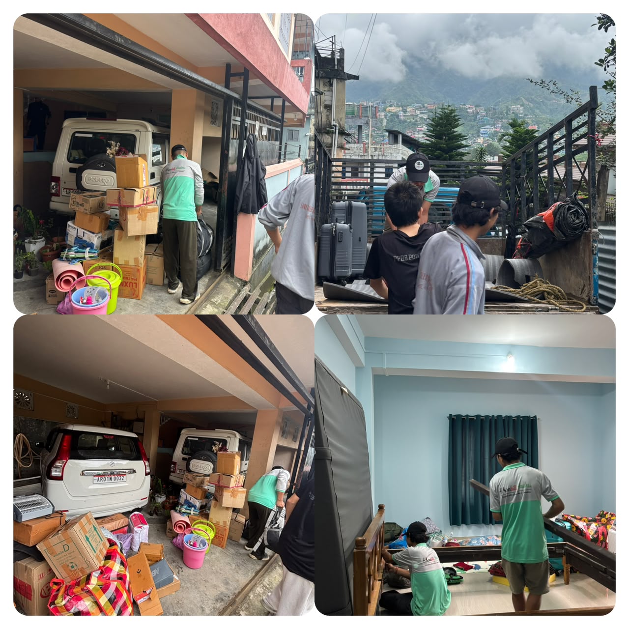Packing kitchen items